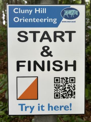 Cluny Hill Start and Finish